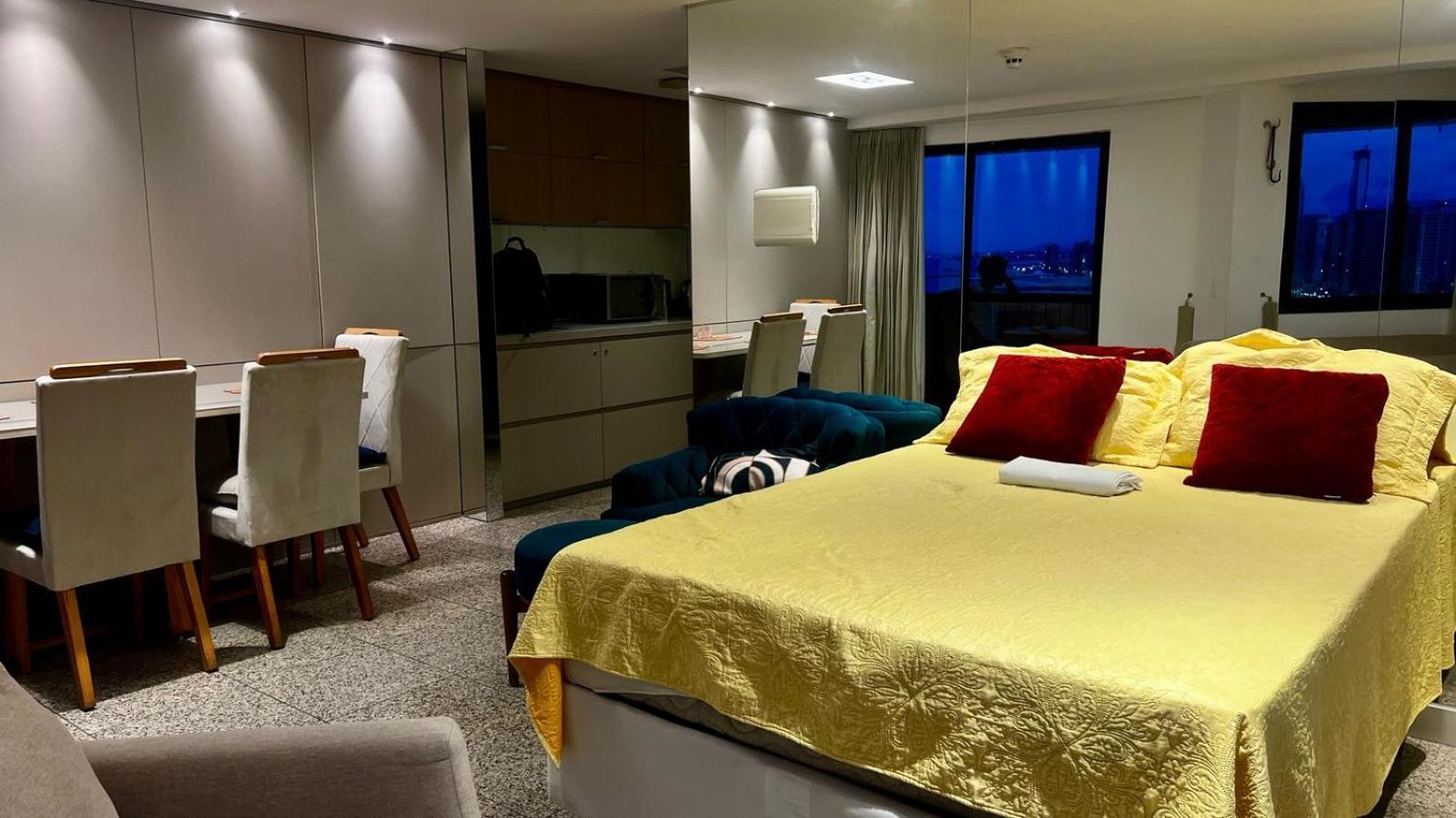 Flat Particular Em Beira Mar - Blue Tree Por Vianna Locacoes Apartamento *